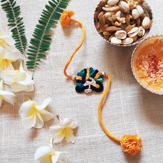 Multicolor Rabari Rakhi