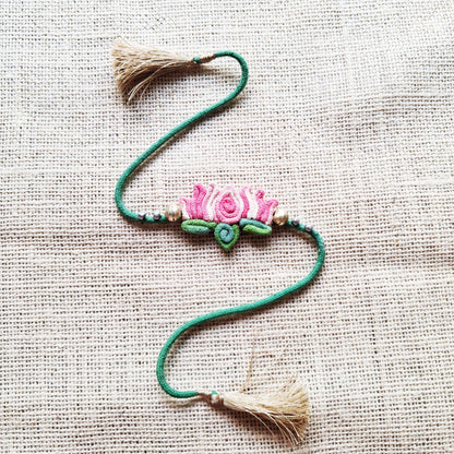 Serene Lotus Rakhi