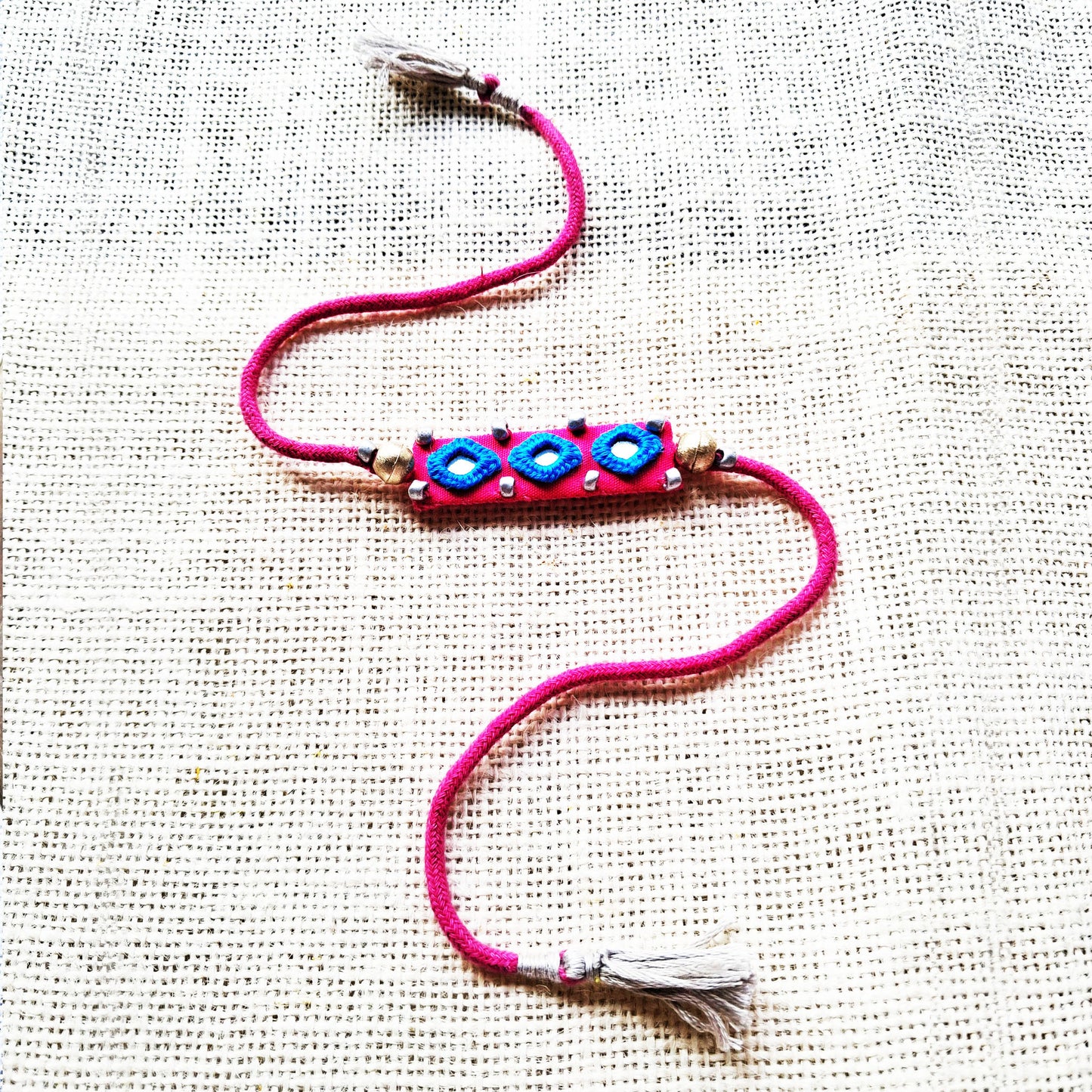 Pink Rakhi Band