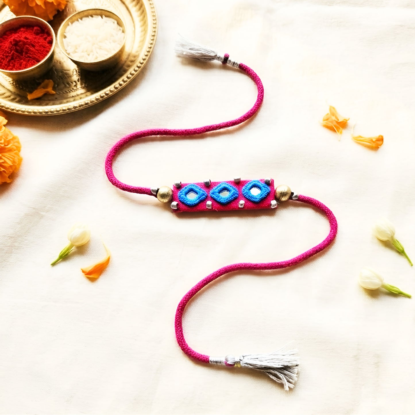 Pink Rakhi Band