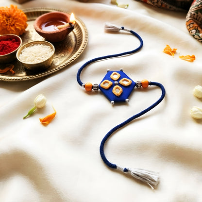 Blue Hexa Rakhi