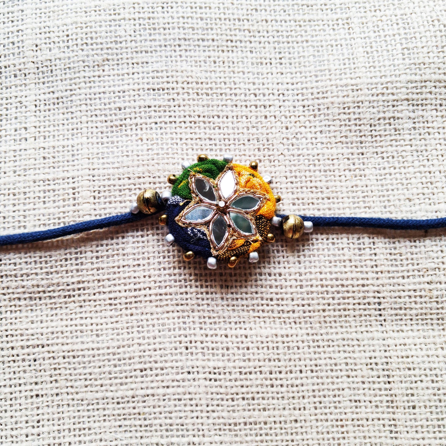 Four Color Ikat Rakhi