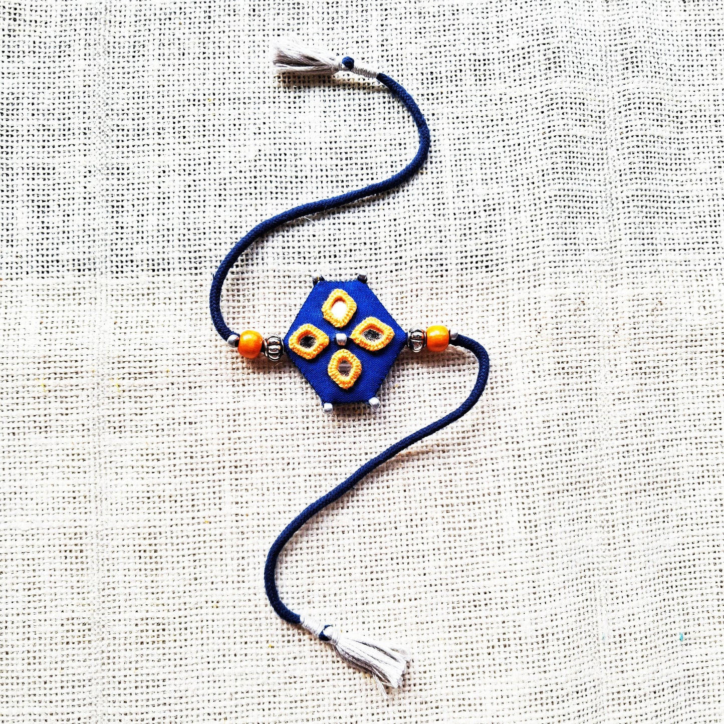 Blue Hexa Rakhi