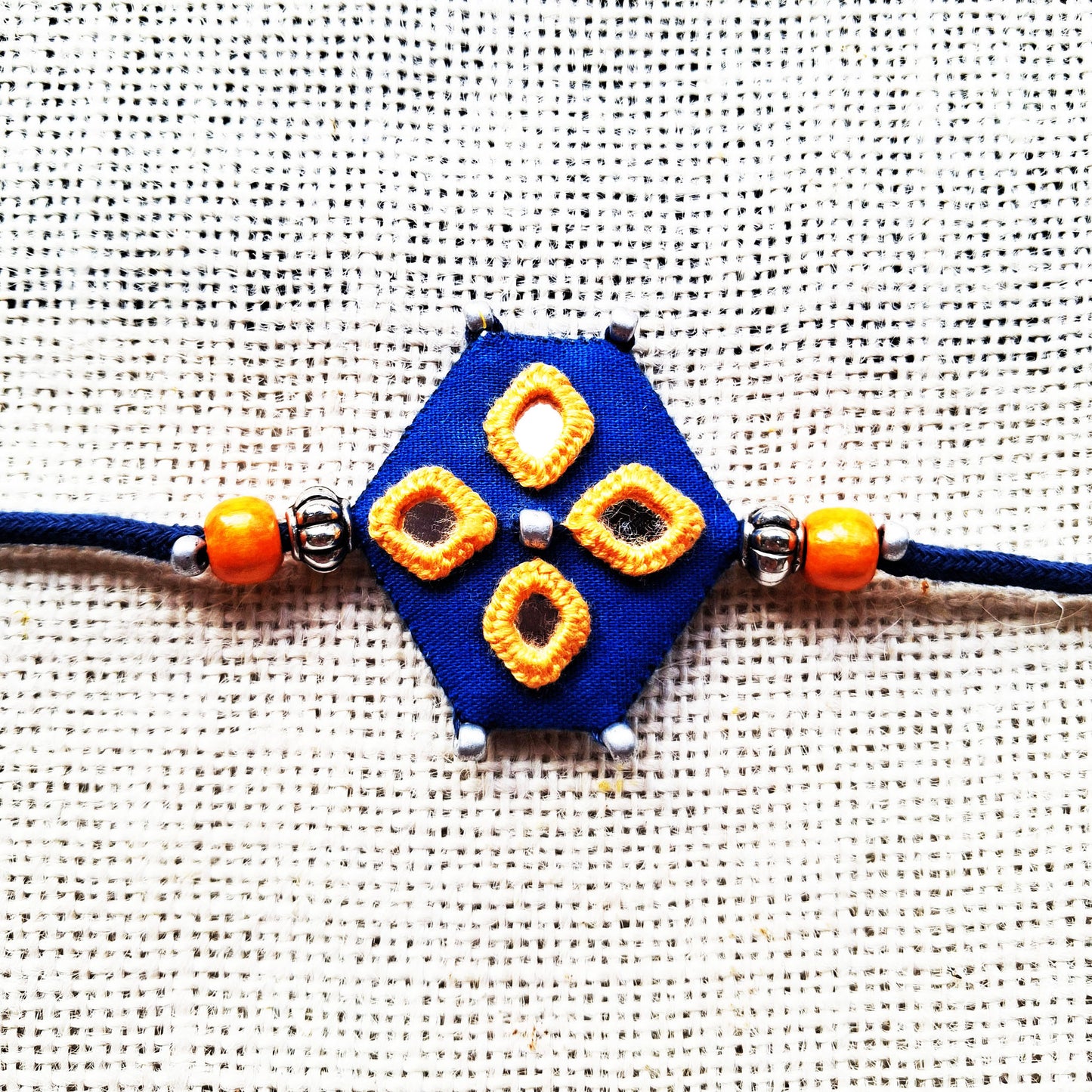Blue Hexa Rakhi
