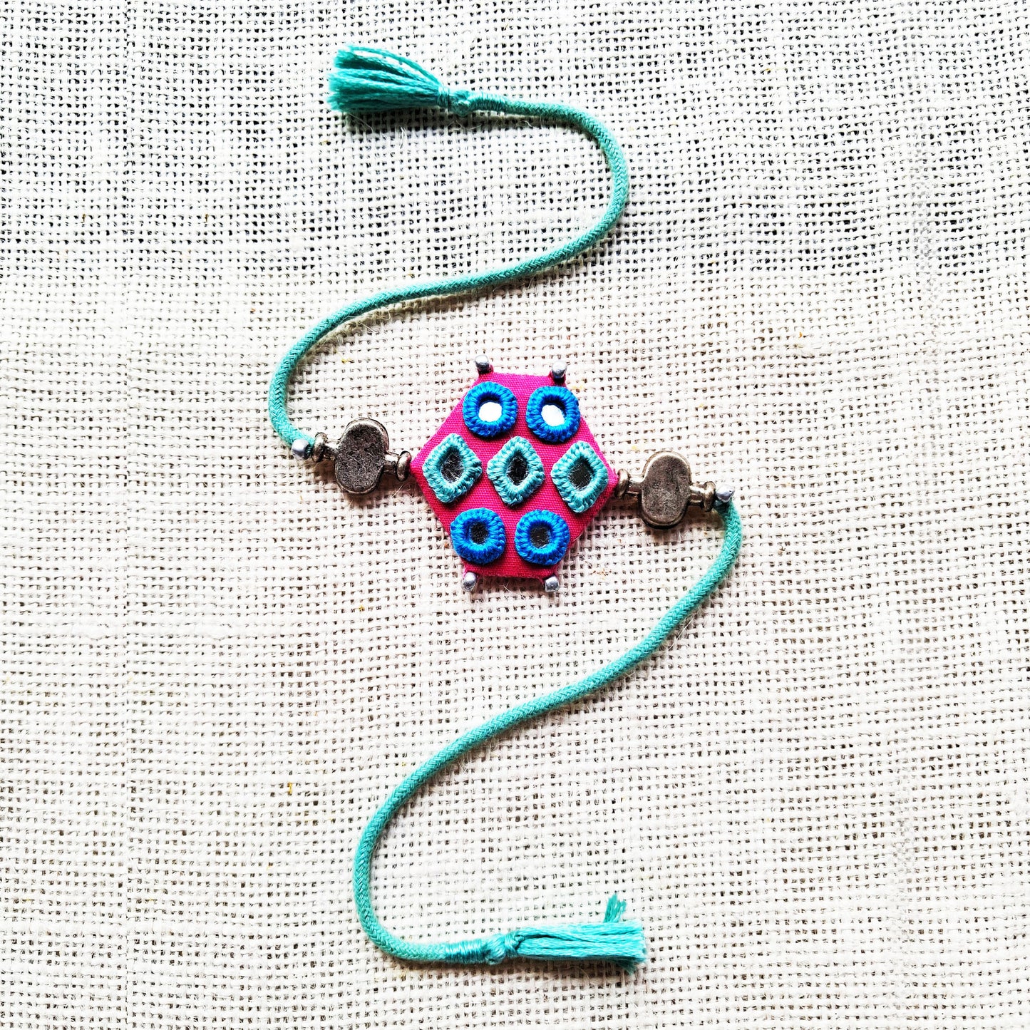 Teal Shaded Rakhi