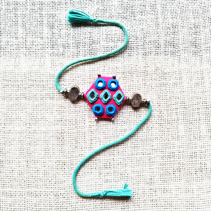 Teal Shaded Rakhi