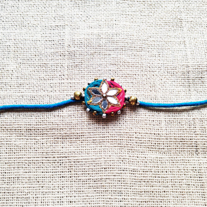 Mirror Ikat Rakhi