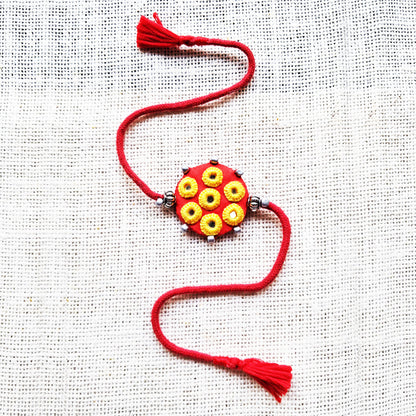Ethnic Red Rakhi
