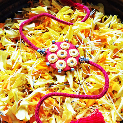 Ethnic Red Rakhi