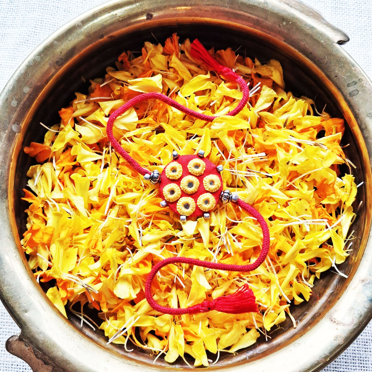 Ethnic Red Rakhi