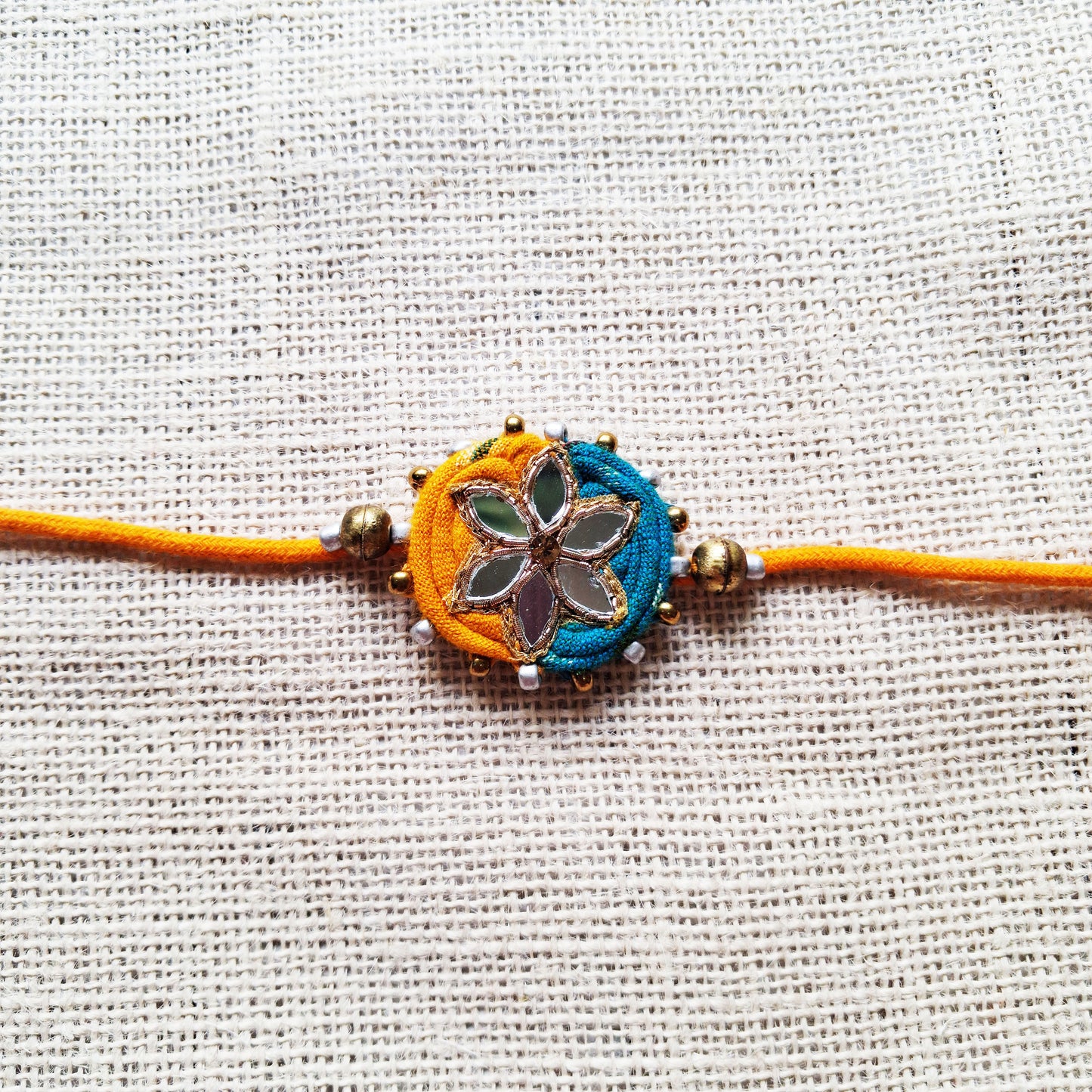 Contrast Ikat Rakhi