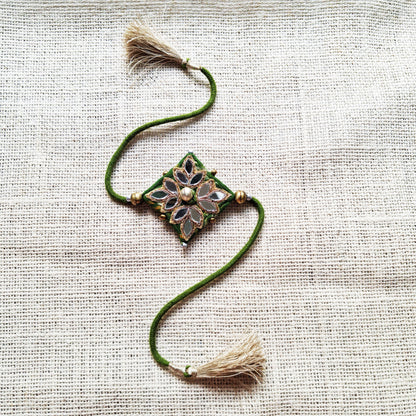 Green Mirror Rakhi