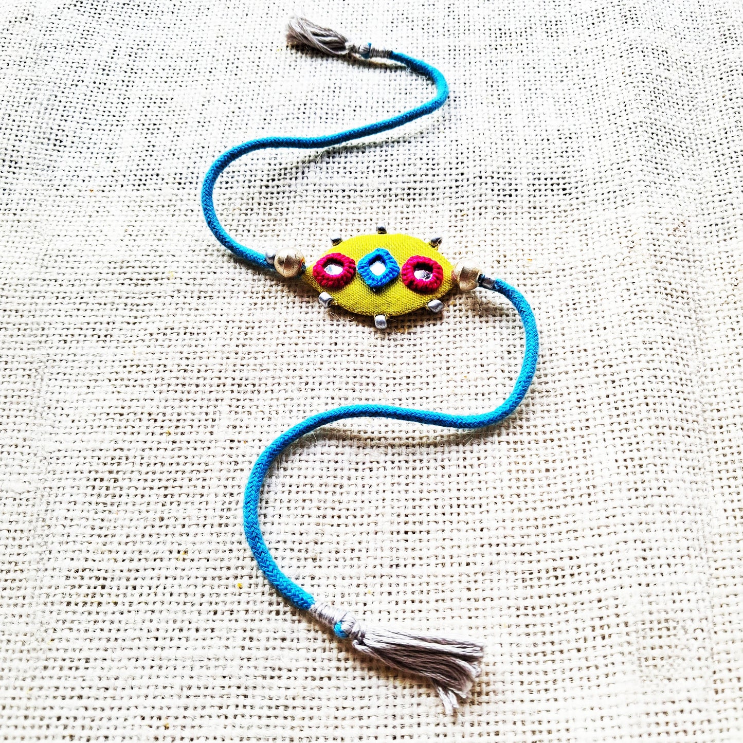 Lime Mirror Rakhi