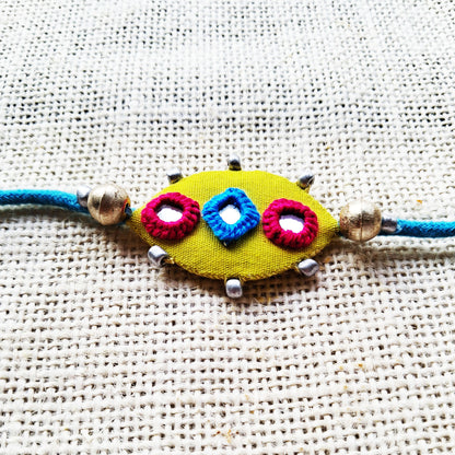 Lime Mirror Rakhi