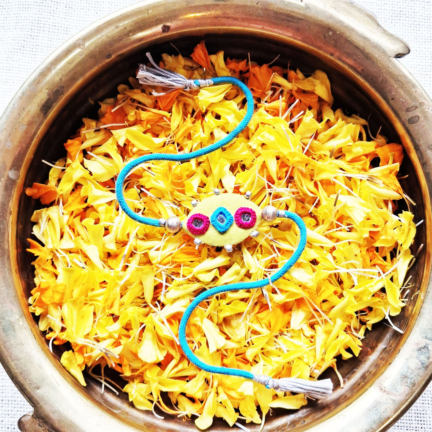 Lime Mirror Rakhi