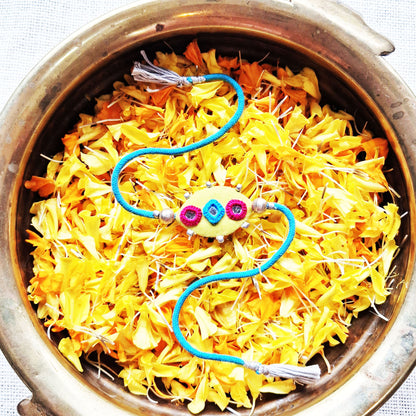 Lime Mirror Rakhi