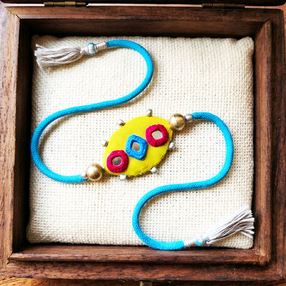 Lime Mirror Rakhi
