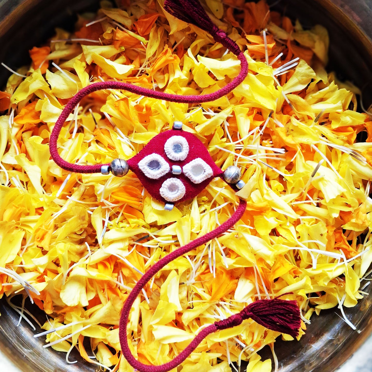 Earthy Mirror Rakhi