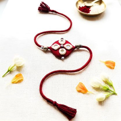 Earthy Mirror Rakhi