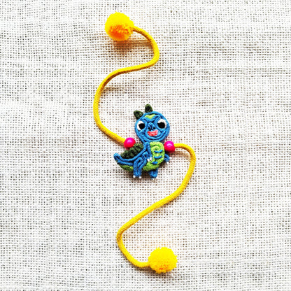 Teal Dino Rakhi