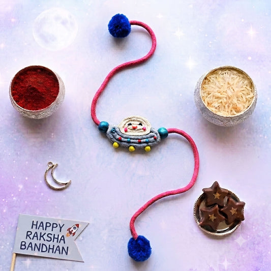 Cute Spaceship Rakhi