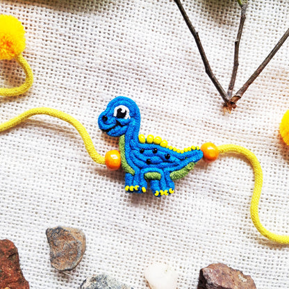 Blue Dino Rakhi