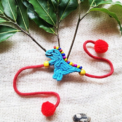 Playful Dino Rakhi