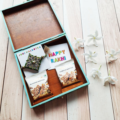 Green Leaf Rakhi Hamper