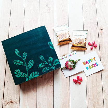 Leaf Rakhi Hamper