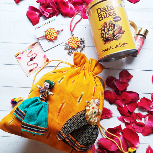 Mustard Love Hamper for Bhaiya Bhabhi