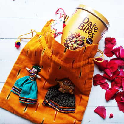 Mustard Love Hamper for Bhaiya Bhabhi