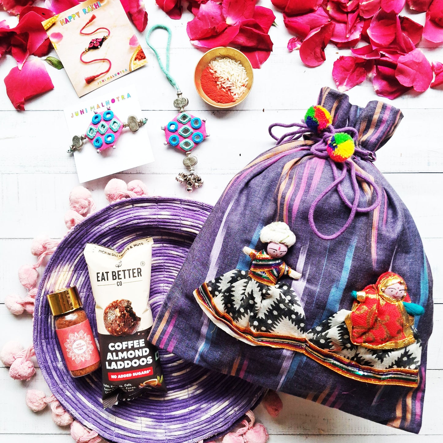 Purple Love Hamper for Bhaiya Bhabhi