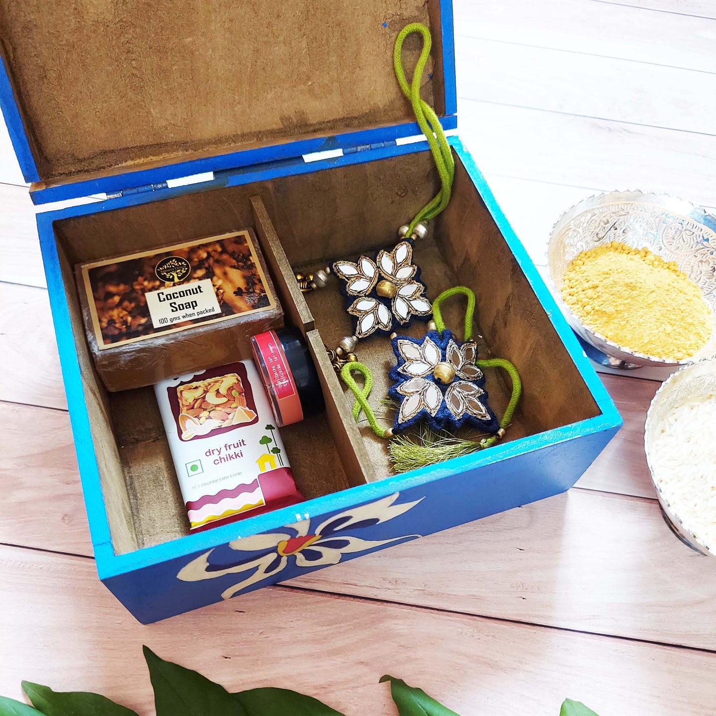 The Big Blue Floral Box of Goodies