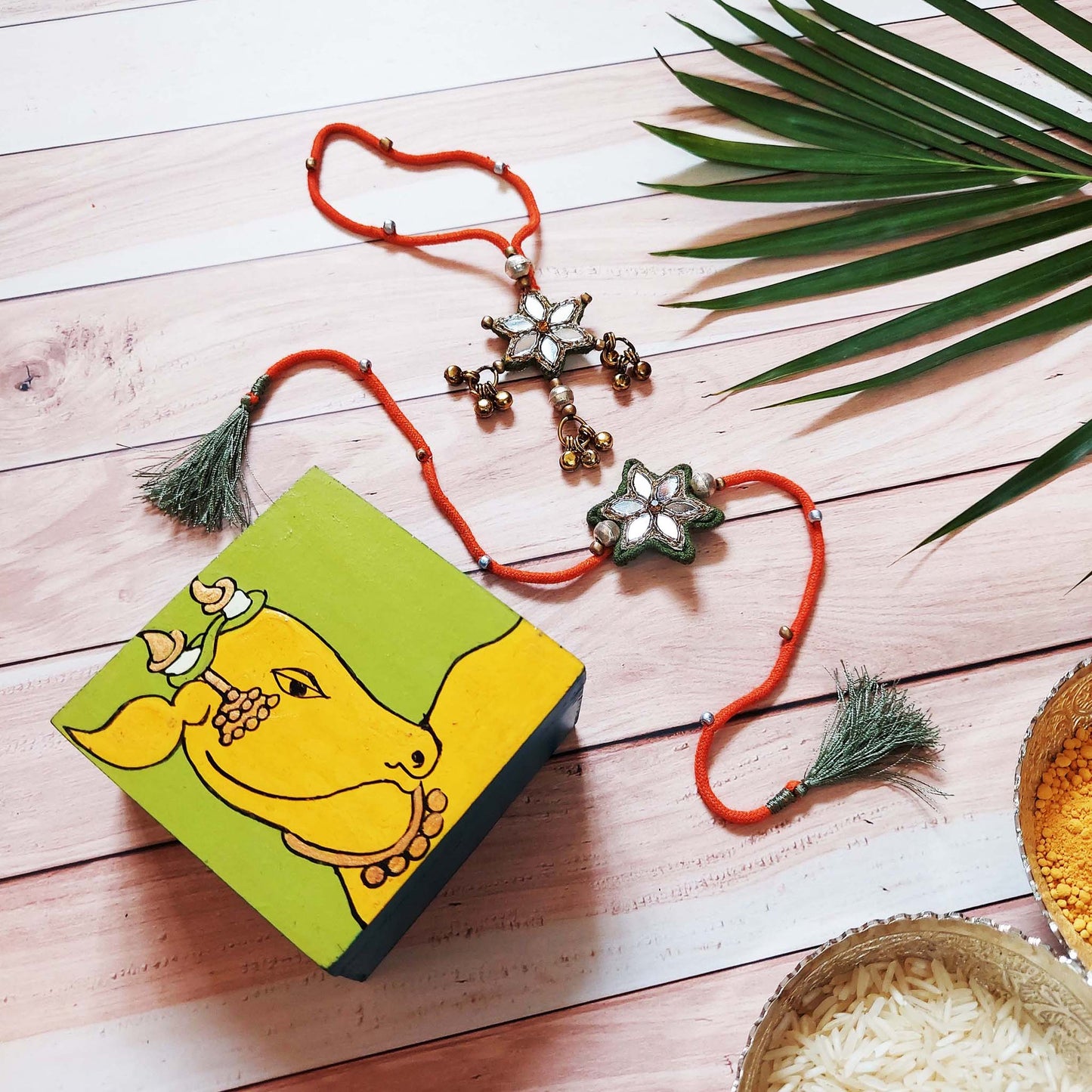 Cow Rakhi Lumba hamper