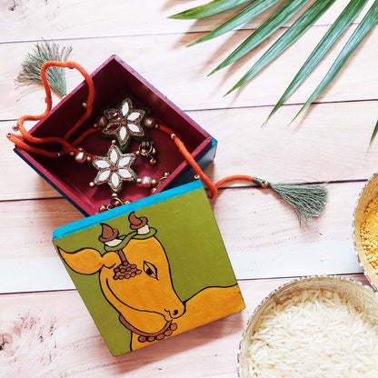 Cow Rakhi Lumba hamper