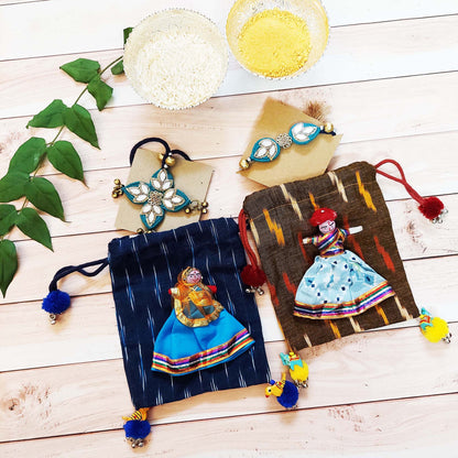 Rakhi Lumba Potli hamper