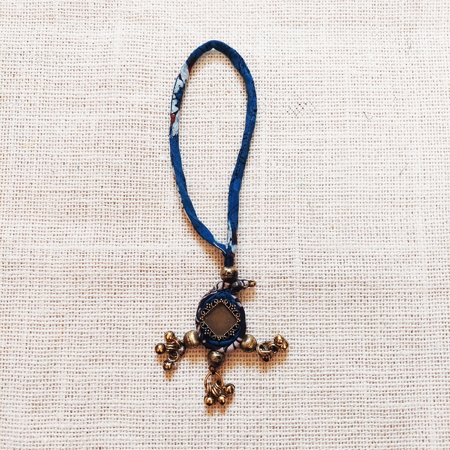 Ambi Ajrakh Rakhi Lumba Set