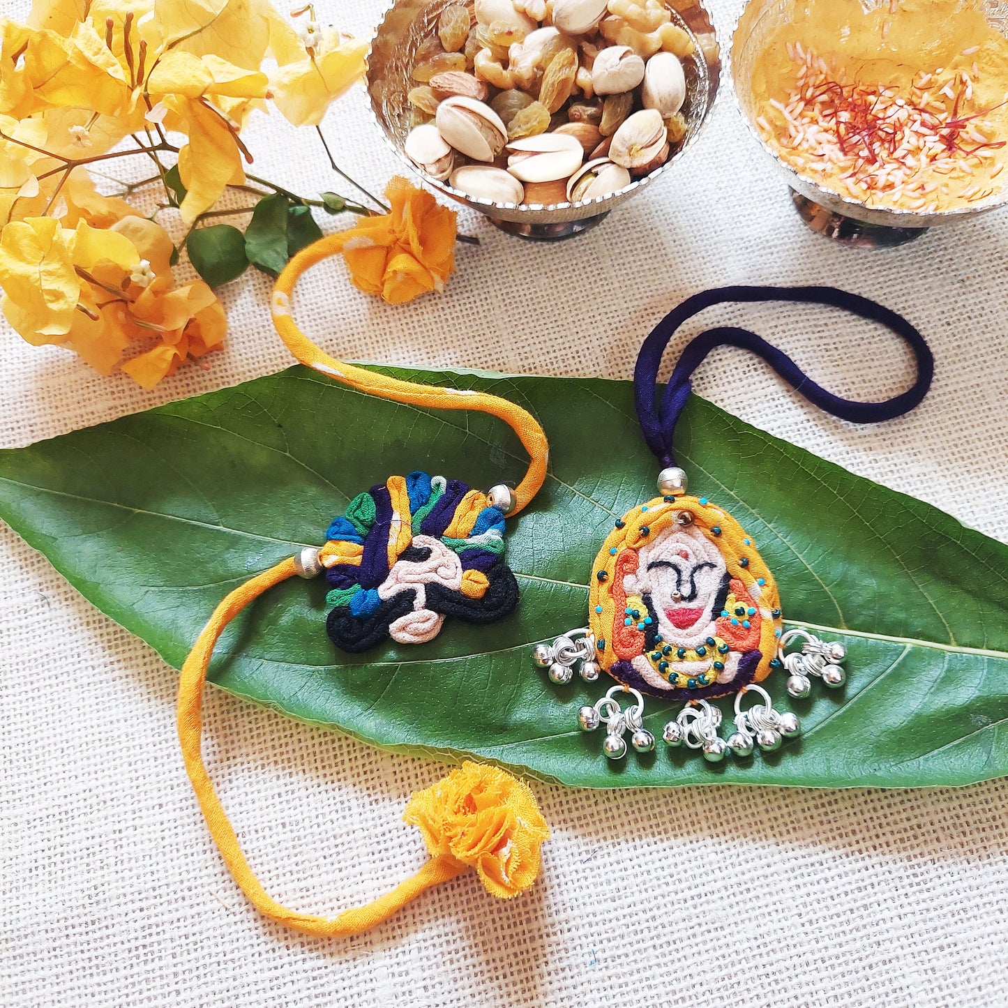 Raja Rani Rakhi Lumba Set