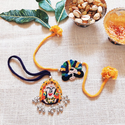 Raja Rani Rakhi Lumba Set