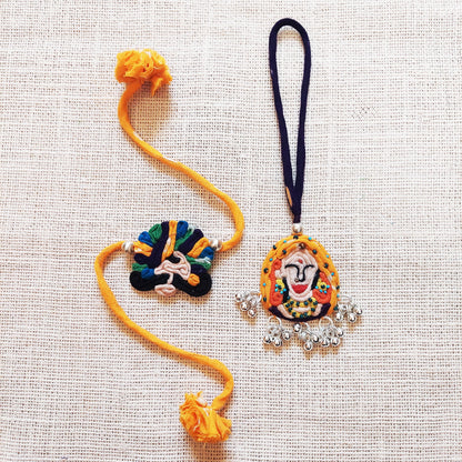 Raja Rani Rakhi Lumba Set