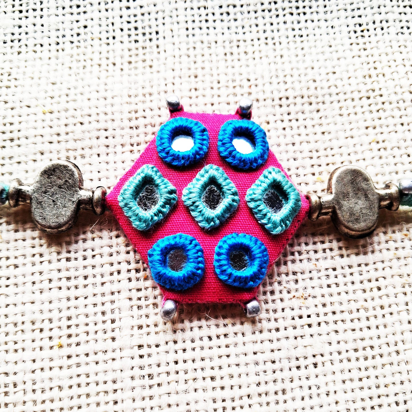 Teal Shaded Rakhi Lumba Set
