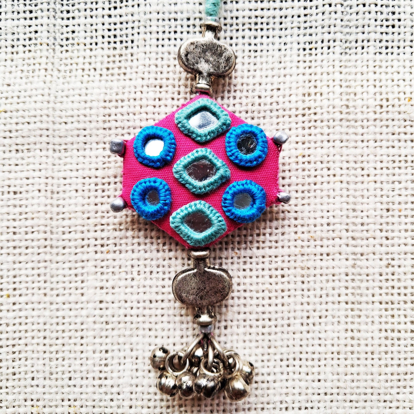 Teal Shaded Rakhi Lumba Set