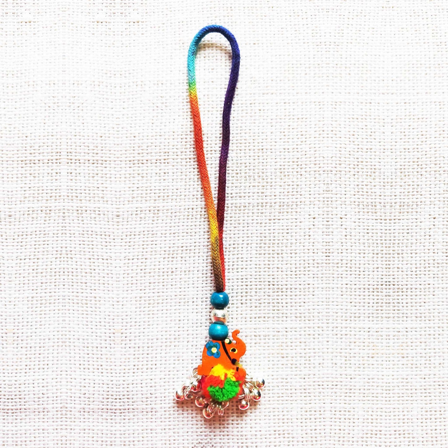 Multicolor Elephant Rakhi Lumba set