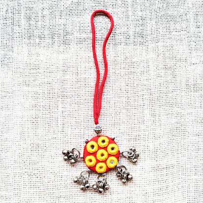 Ethnic Red Rakhi Lumba Set