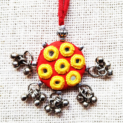 Ethnic Red Rakhi Lumba Set