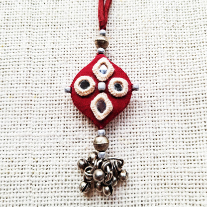 Earthy Mirror Rakhi Lumba Set