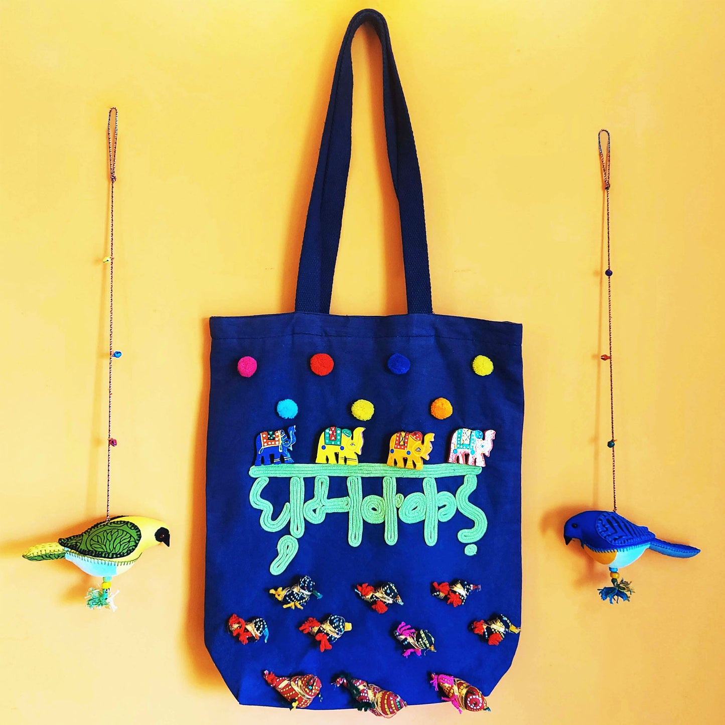 Ghummakar In Blue Tote Bag
