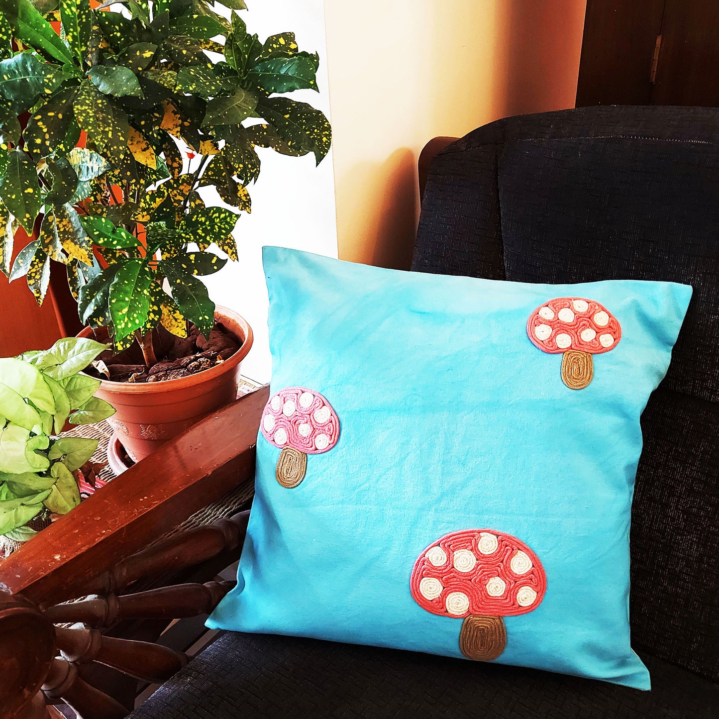 Mushroom Cushion Cover