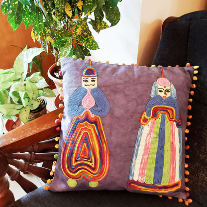 Kathputli Cushion Cover