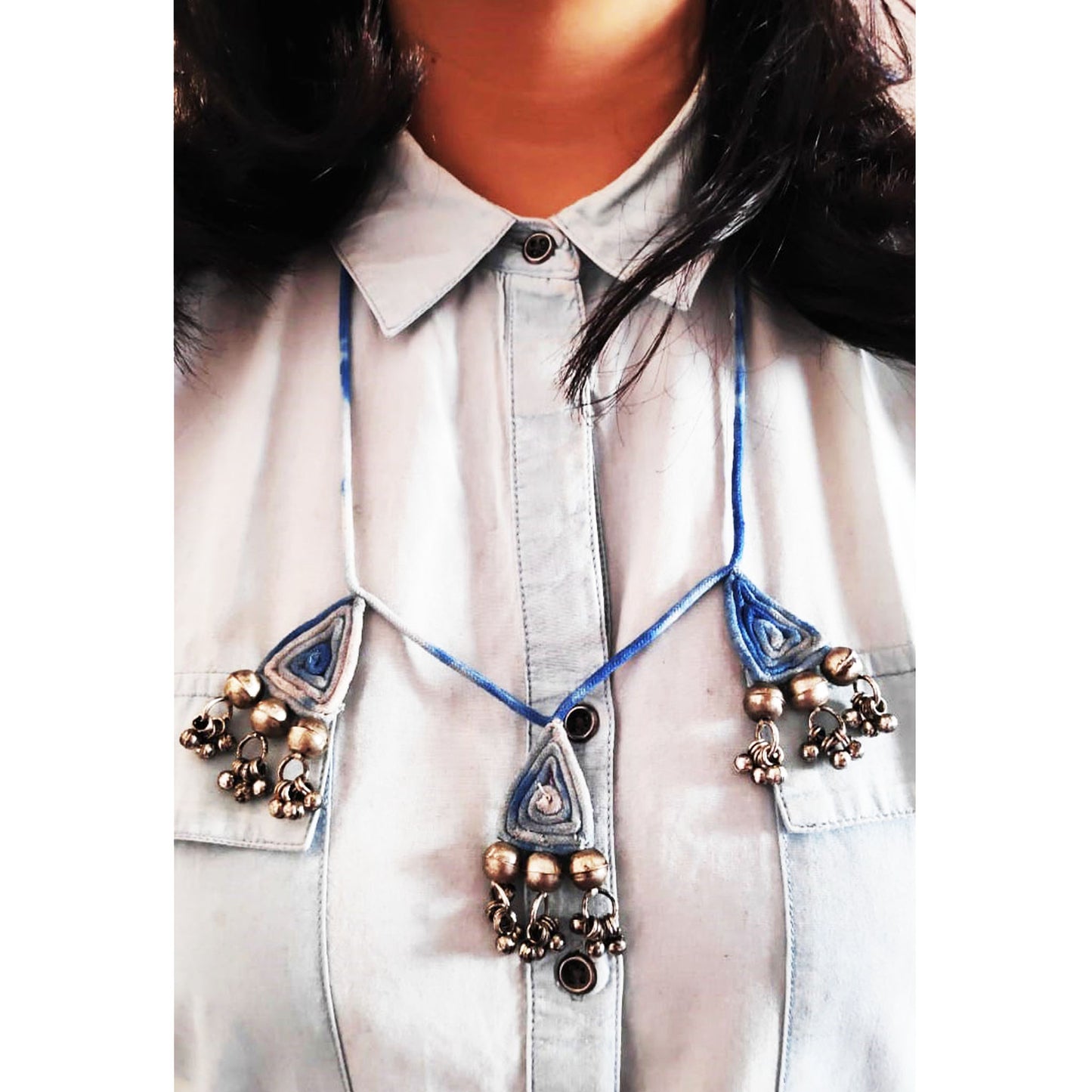 Blue Beaded Necklace